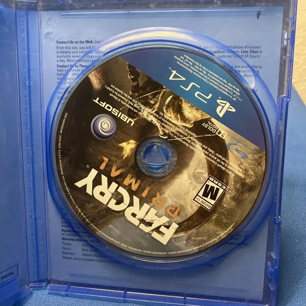 Far Cry Primal Sony PlayStation 4 Used Disk Looks Nice